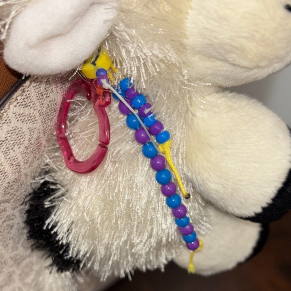 Plush webkinz mini cow keychain - Picture 2 of 6